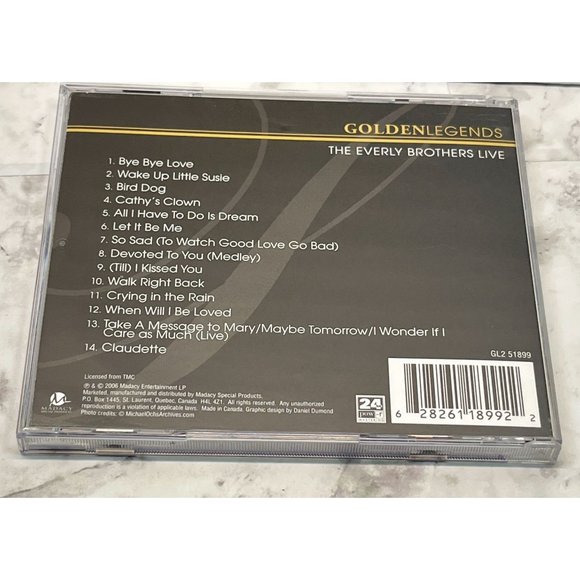 The Everly Brothers Live Golden Legends CD 14 Tracks 2006 - Picture 3 of 6